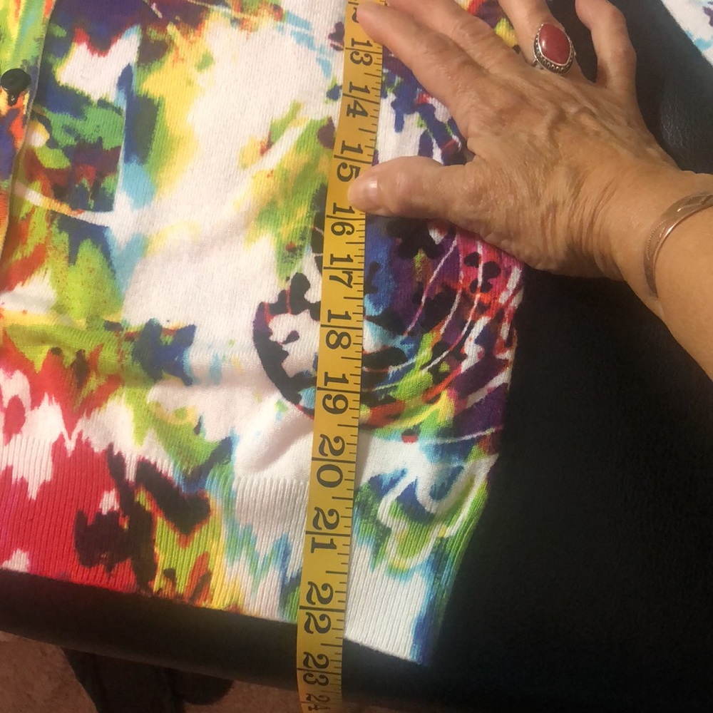 Button Down Sweater Multi Color Design Match With… - image 7